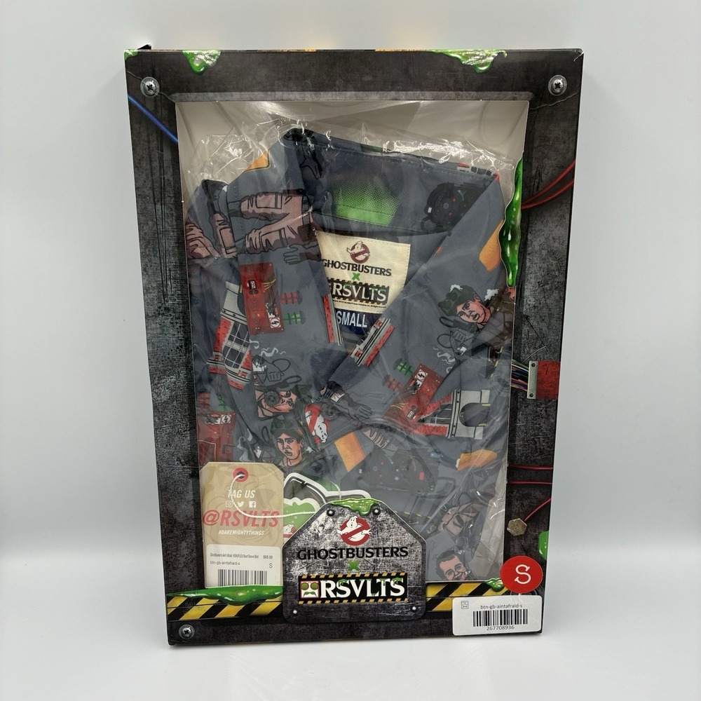 RSVLTS GHOSTBUSTERS‎ AINT AFRAID MULTI MEN'S Small NWT